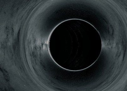 depiction of a black hole
